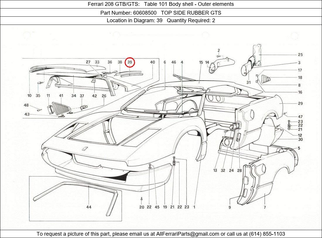 Ferrari Part 60608500