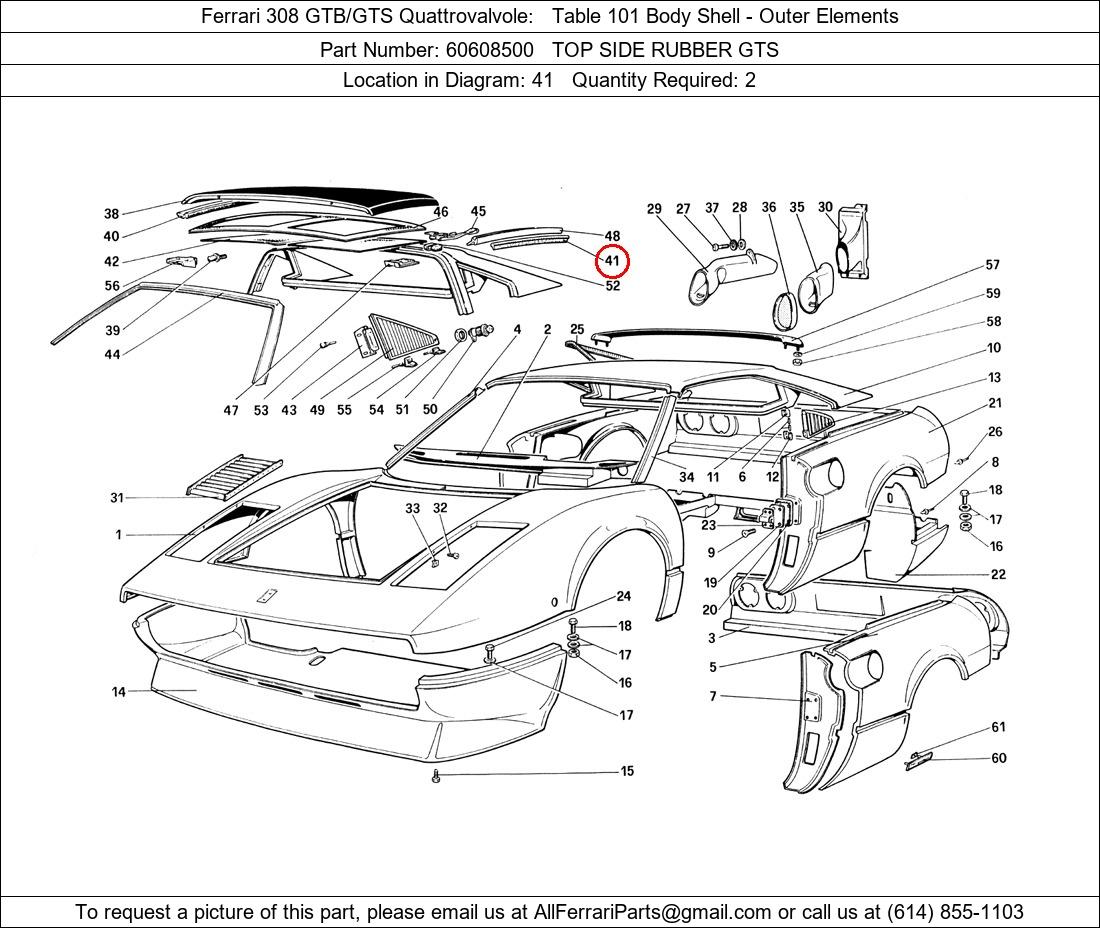 Ferrari Part 60608500