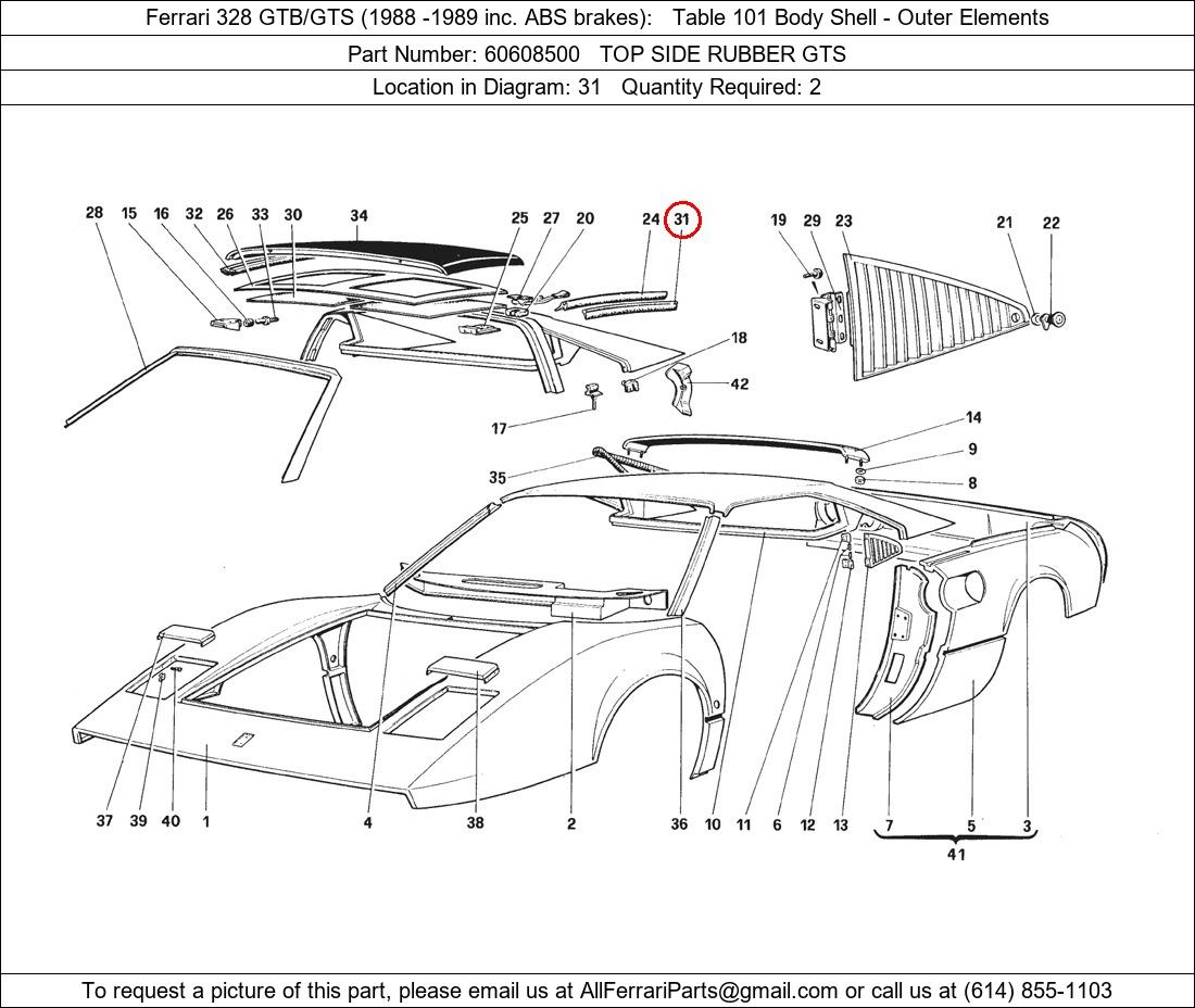 Ferrari Part 60608500