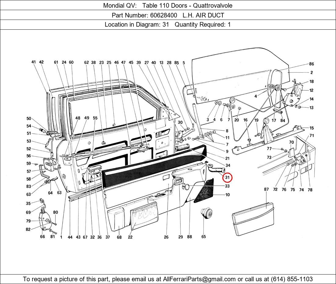 Ferrari Part 60628400