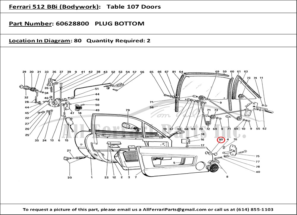 Ferrari Part 60628800