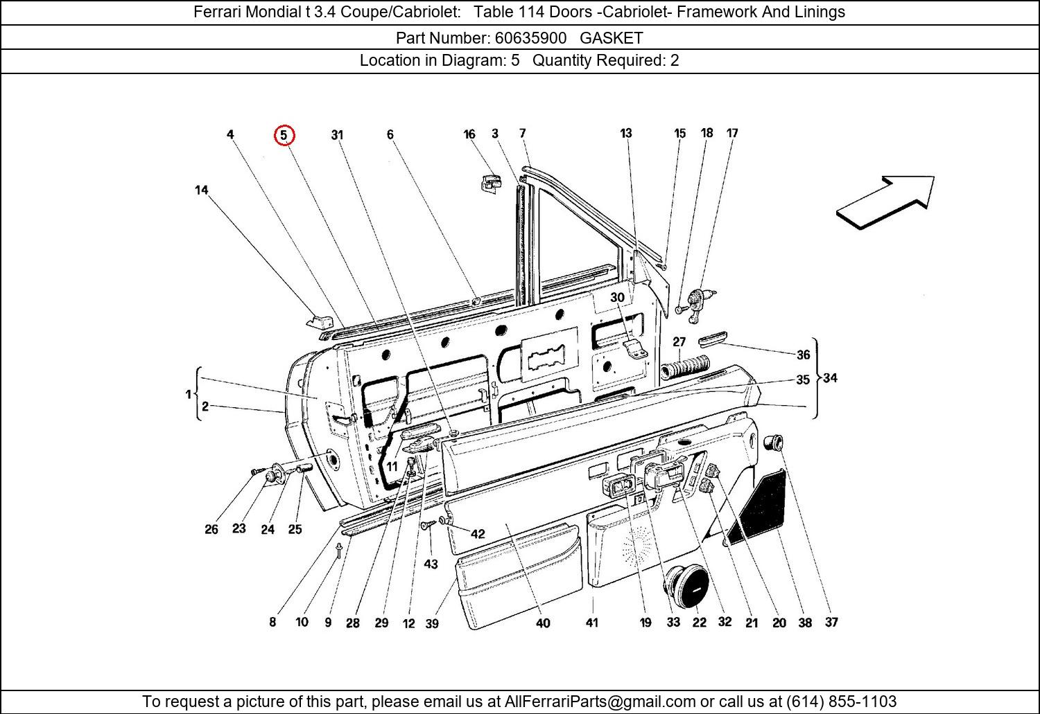 Ferrari Part 60635900