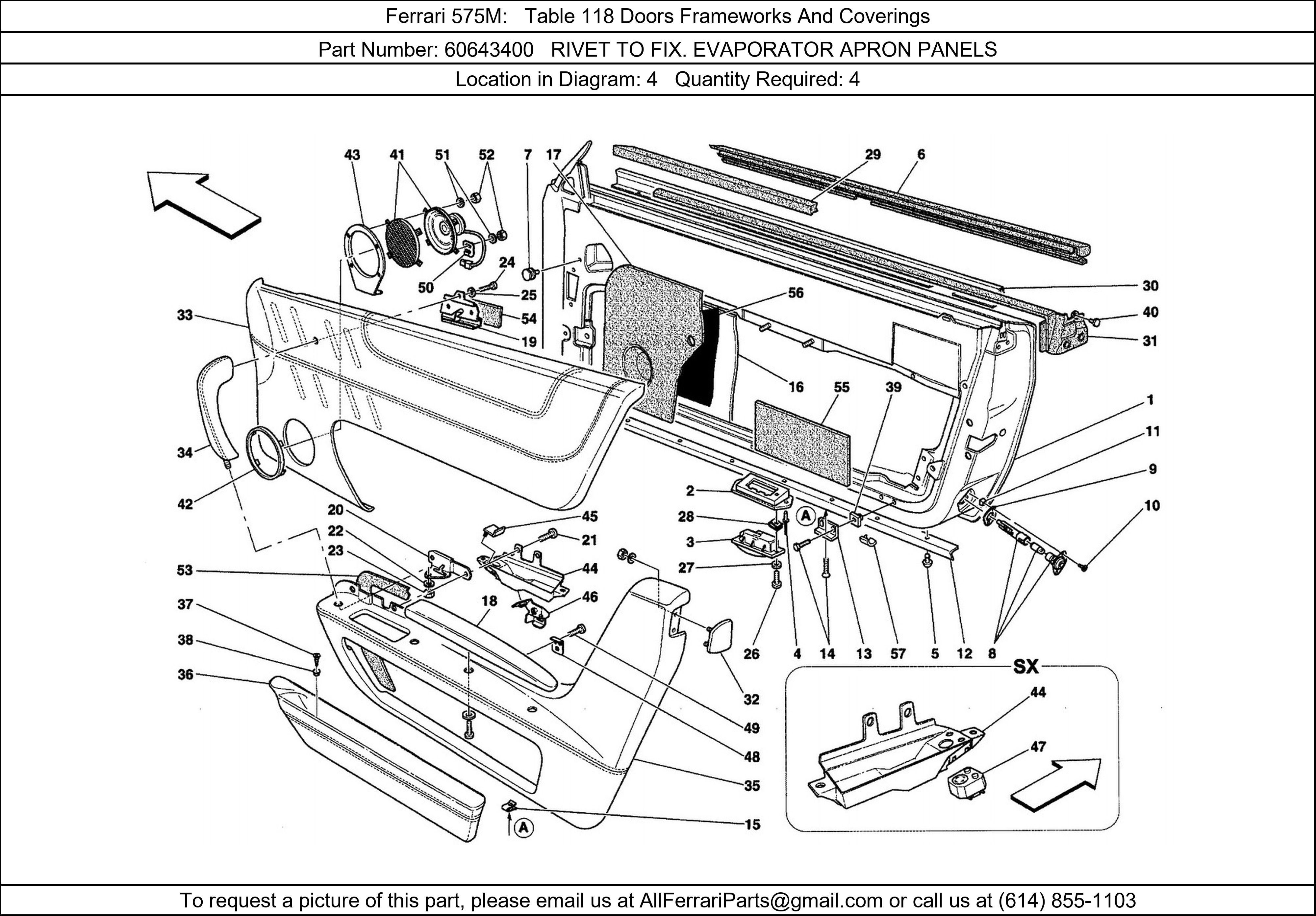 Ferrari Part 60643400