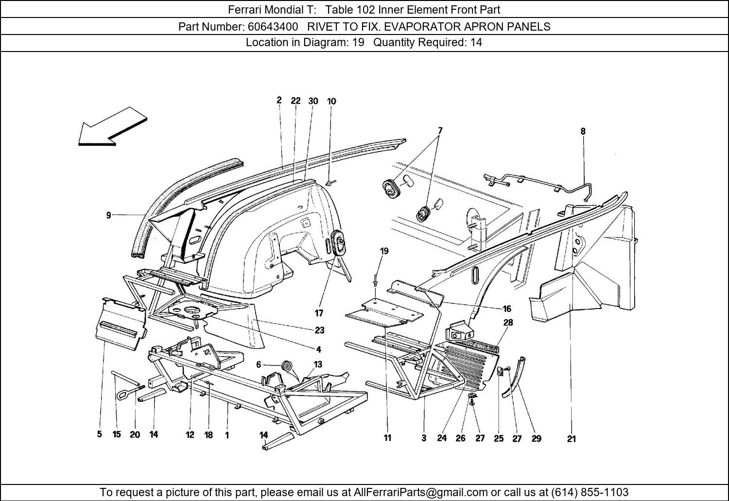 Ferrari Part 60643400