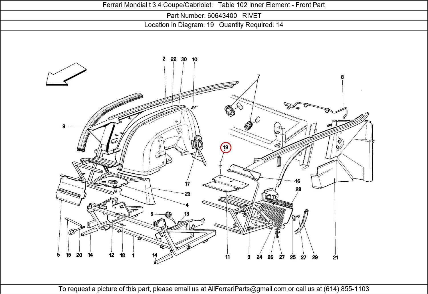 Ferrari Part 60643400