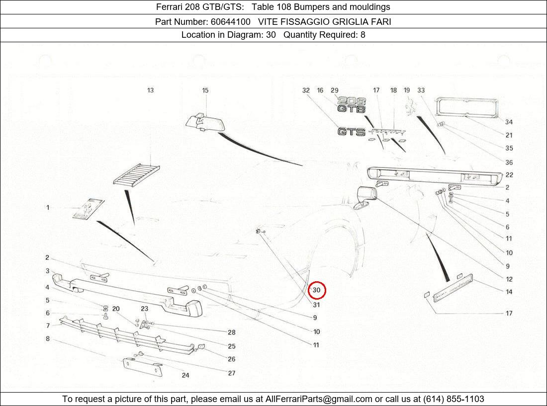 Ferrari Part 60644100