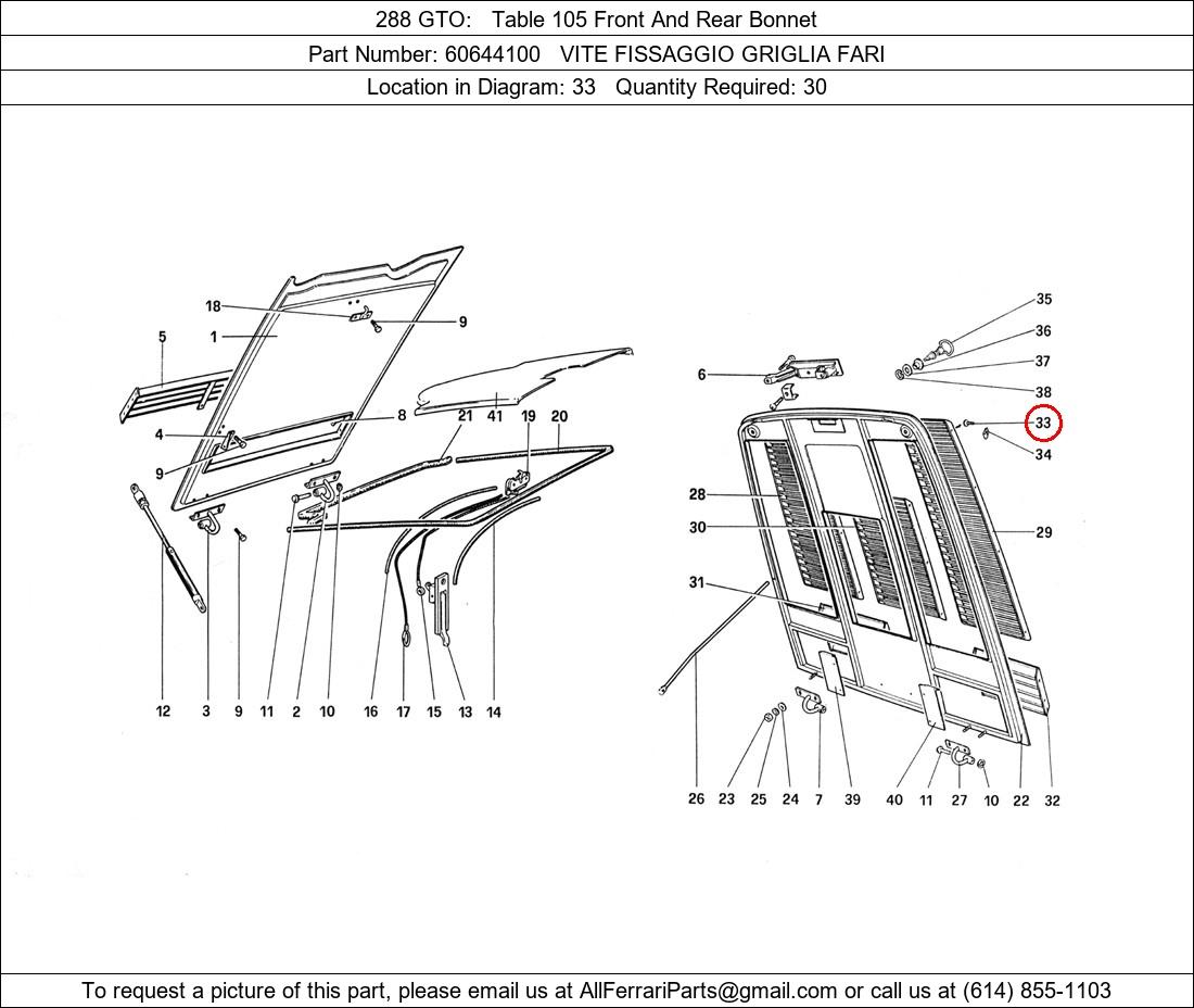 Ferrari Part 60644100