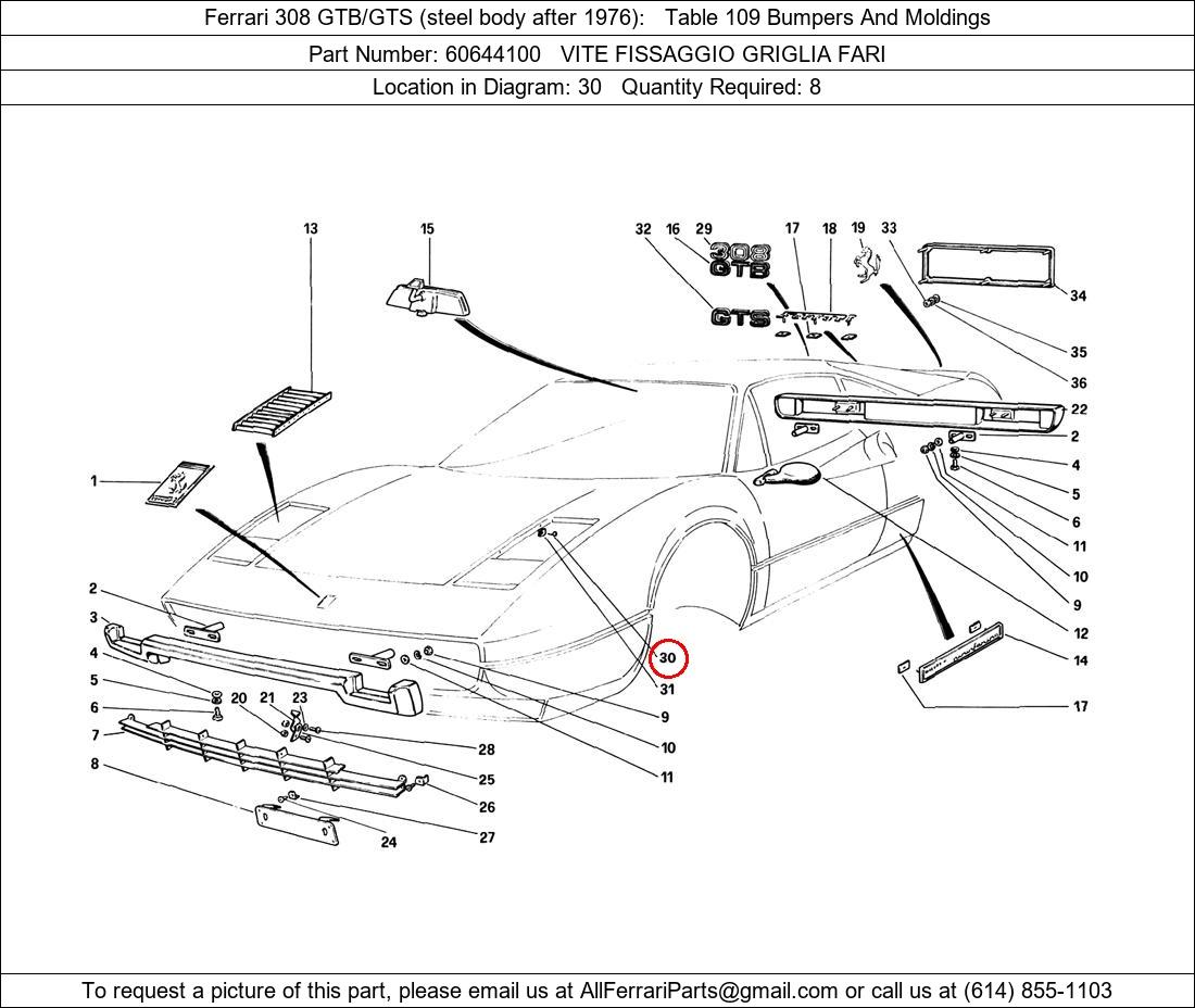 Ferrari Part 60644100