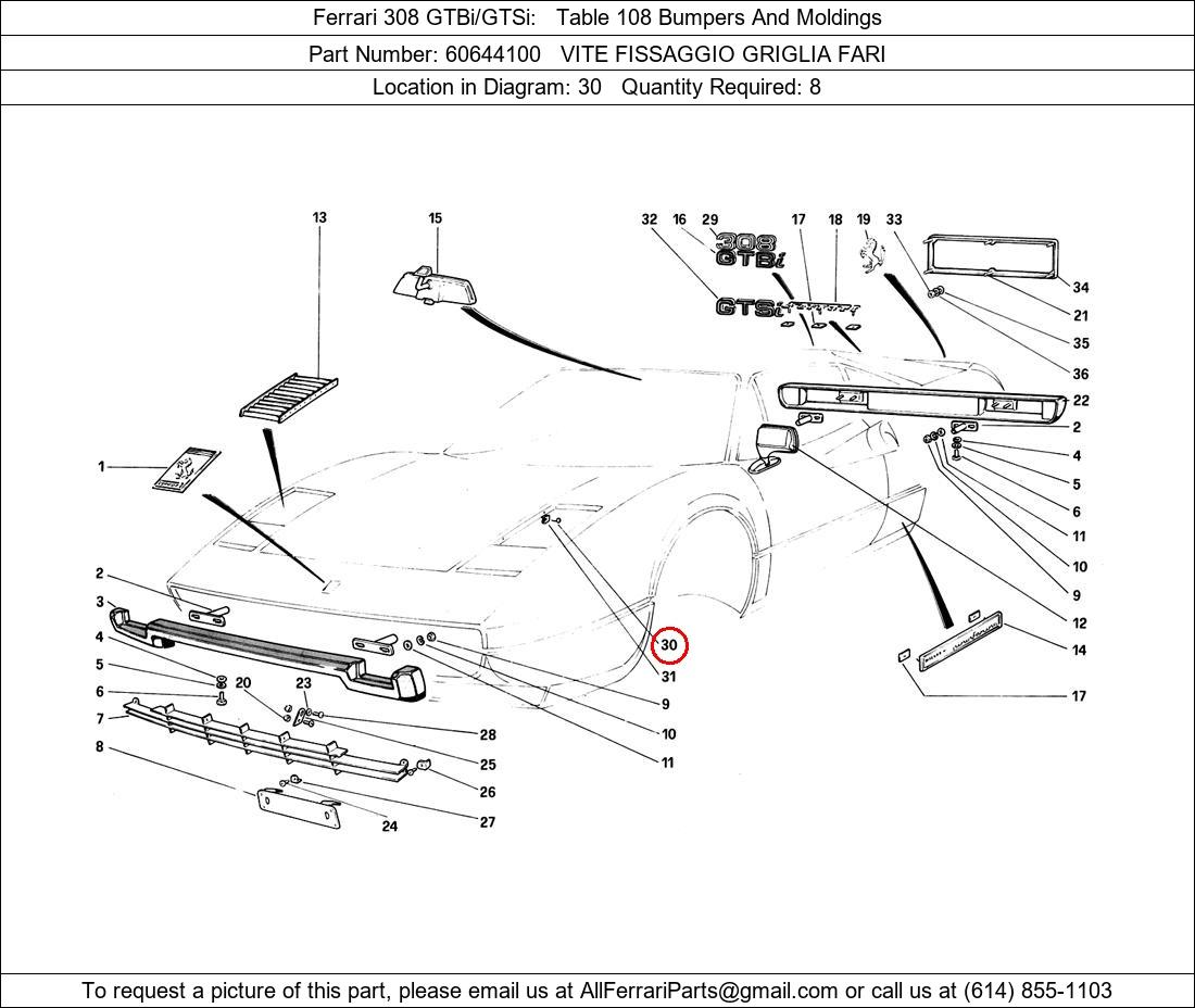 Ferrari Part 60644100