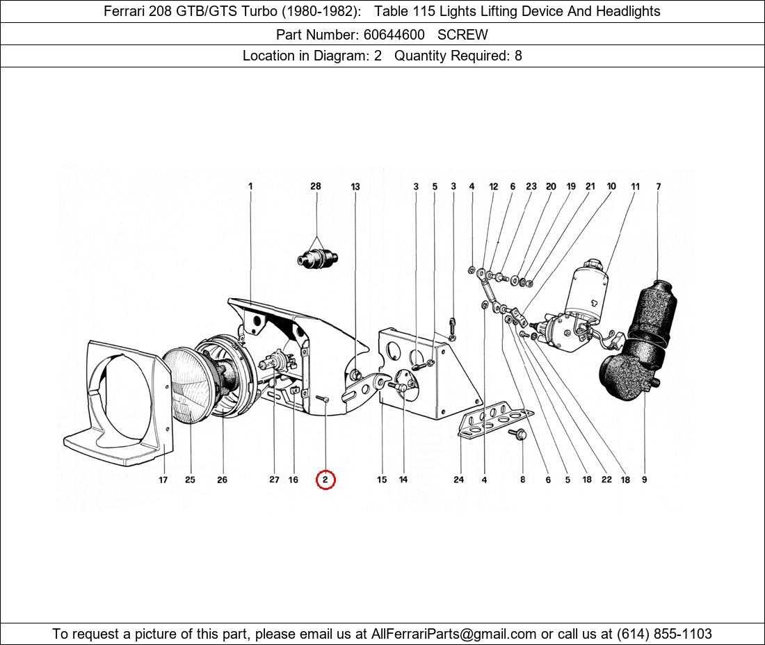 Ferrari Part 60644600