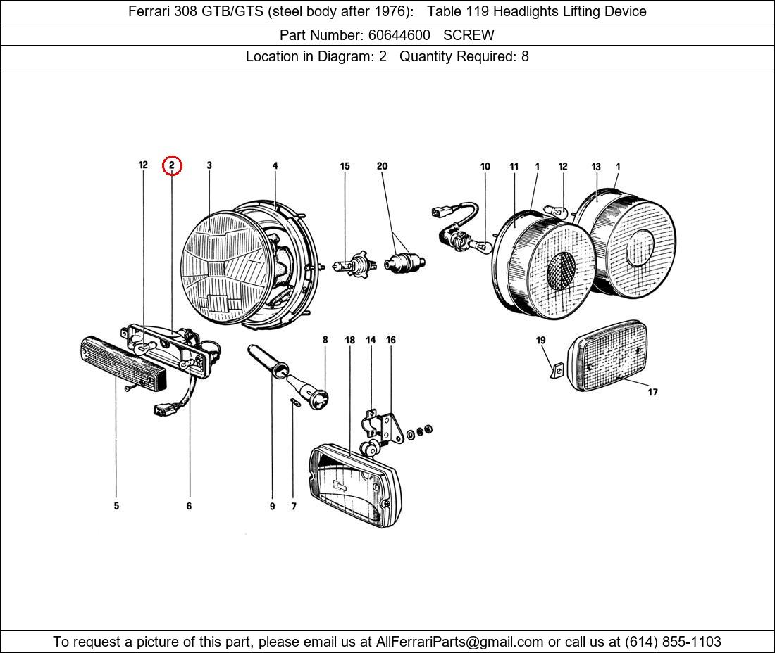 Ferrari Part 60644600