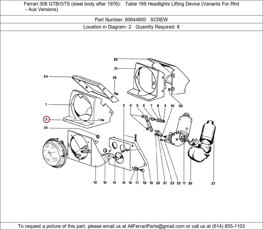 Ferrari Part 60644600