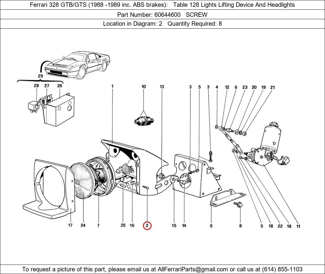 Ferrari Part 60644600