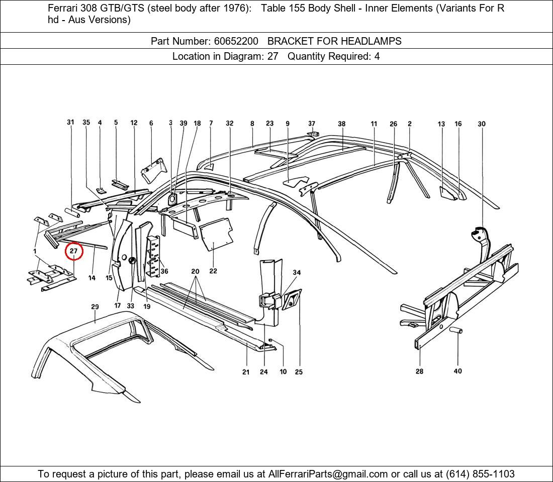 Ferrari Part 60652200