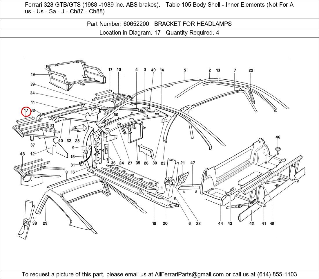 Ferrari Part 60652200