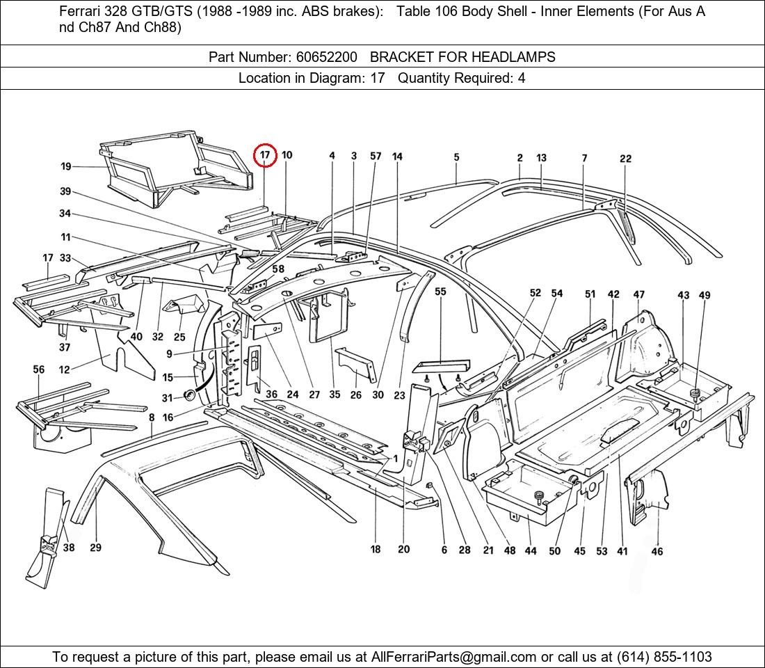 Ferrari Part 60652200