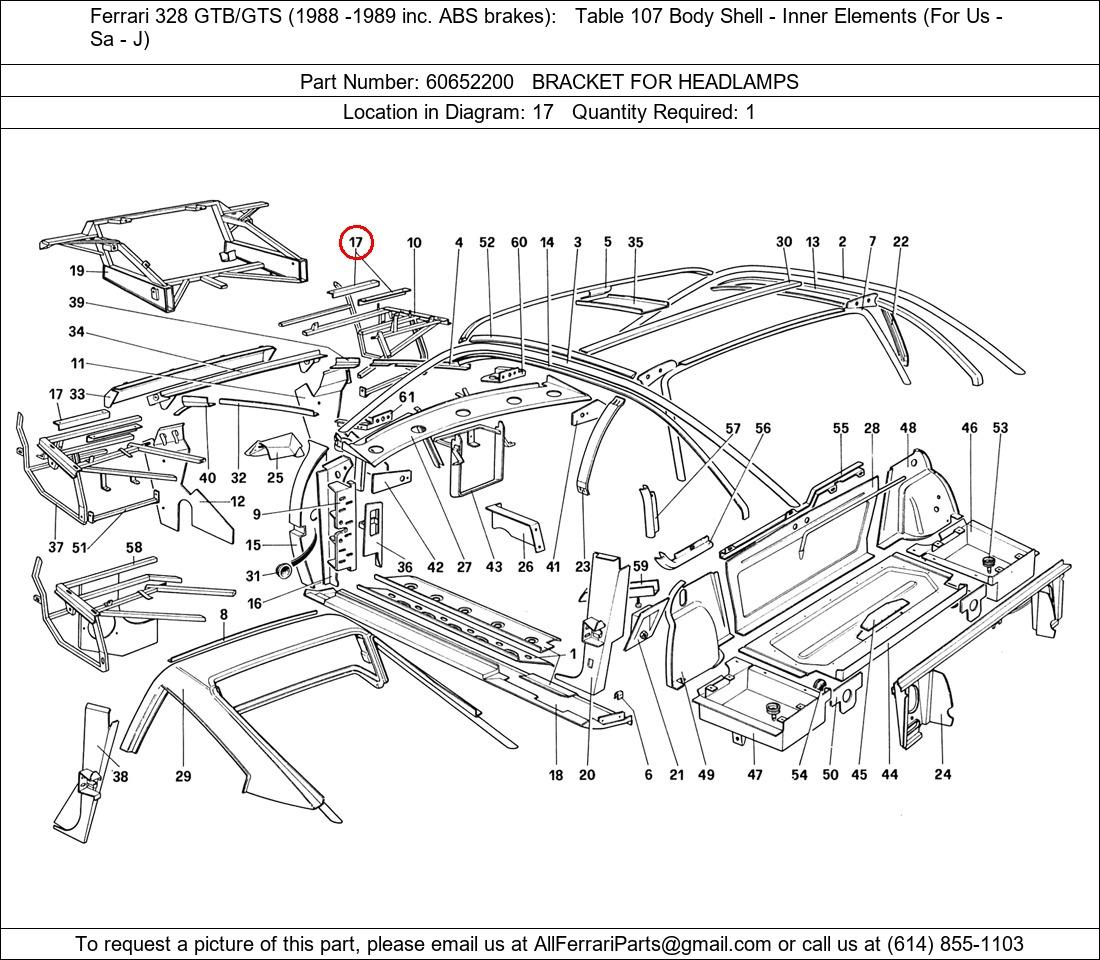 Ferrari Part 60652200