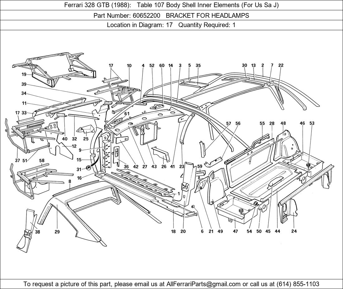 Ferrari Part 60652200