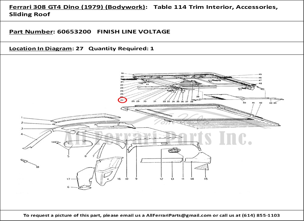 Ferrari Part 60653200