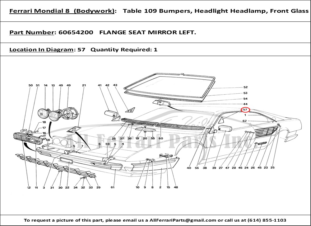 Ferrari Part 60654200