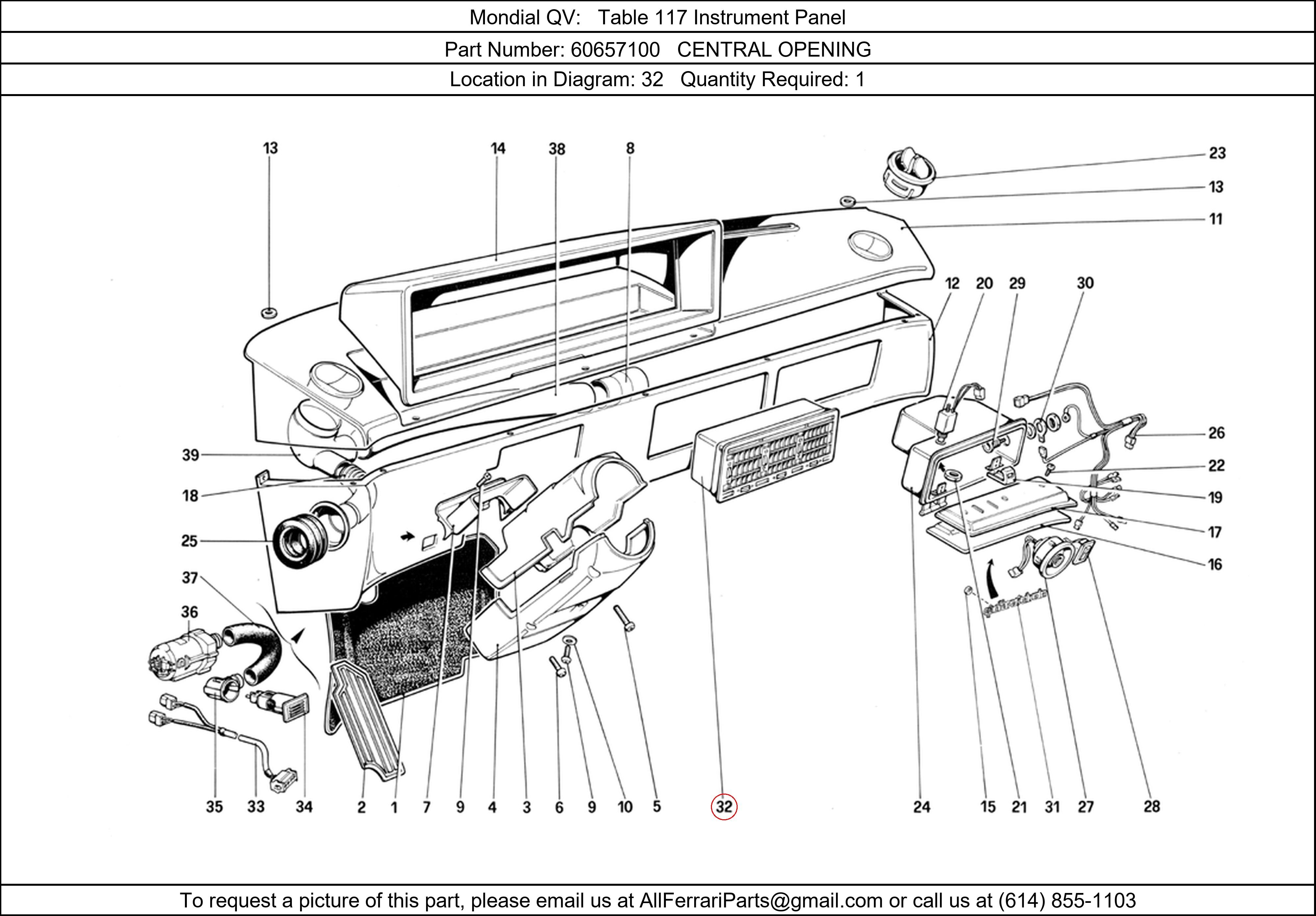 Ferrari Part 60657100