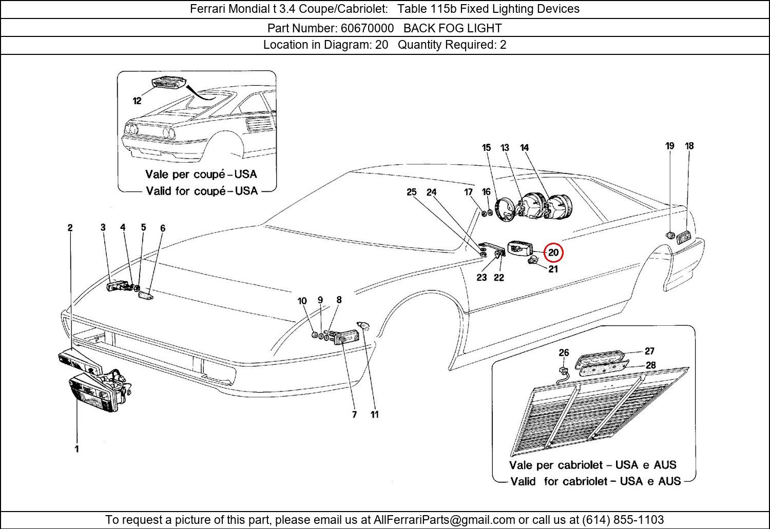 Ferrari Part 60670000