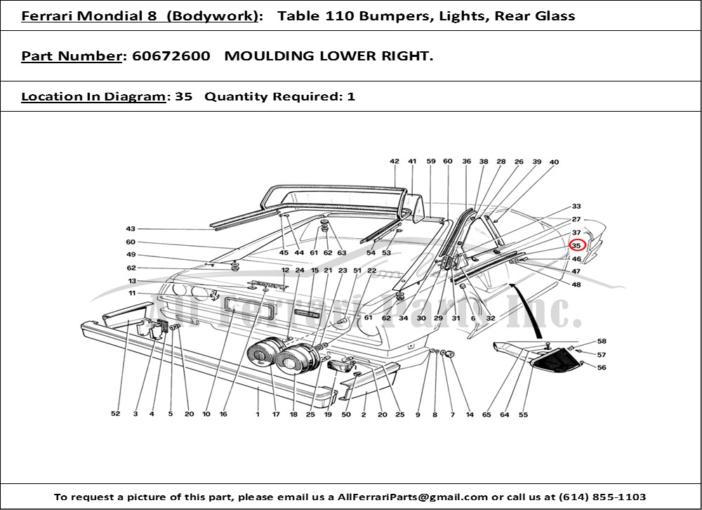 Ferrari Part 60672600