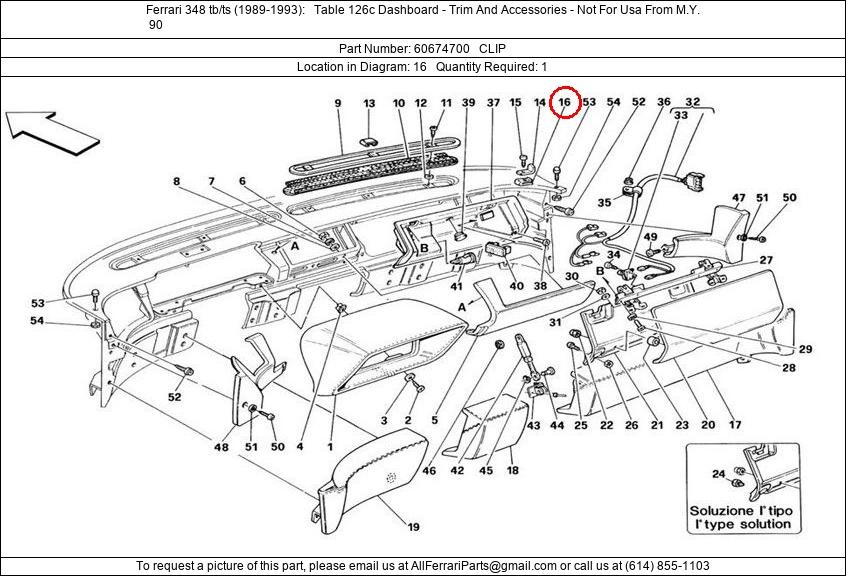 Ferrari Part 60674700