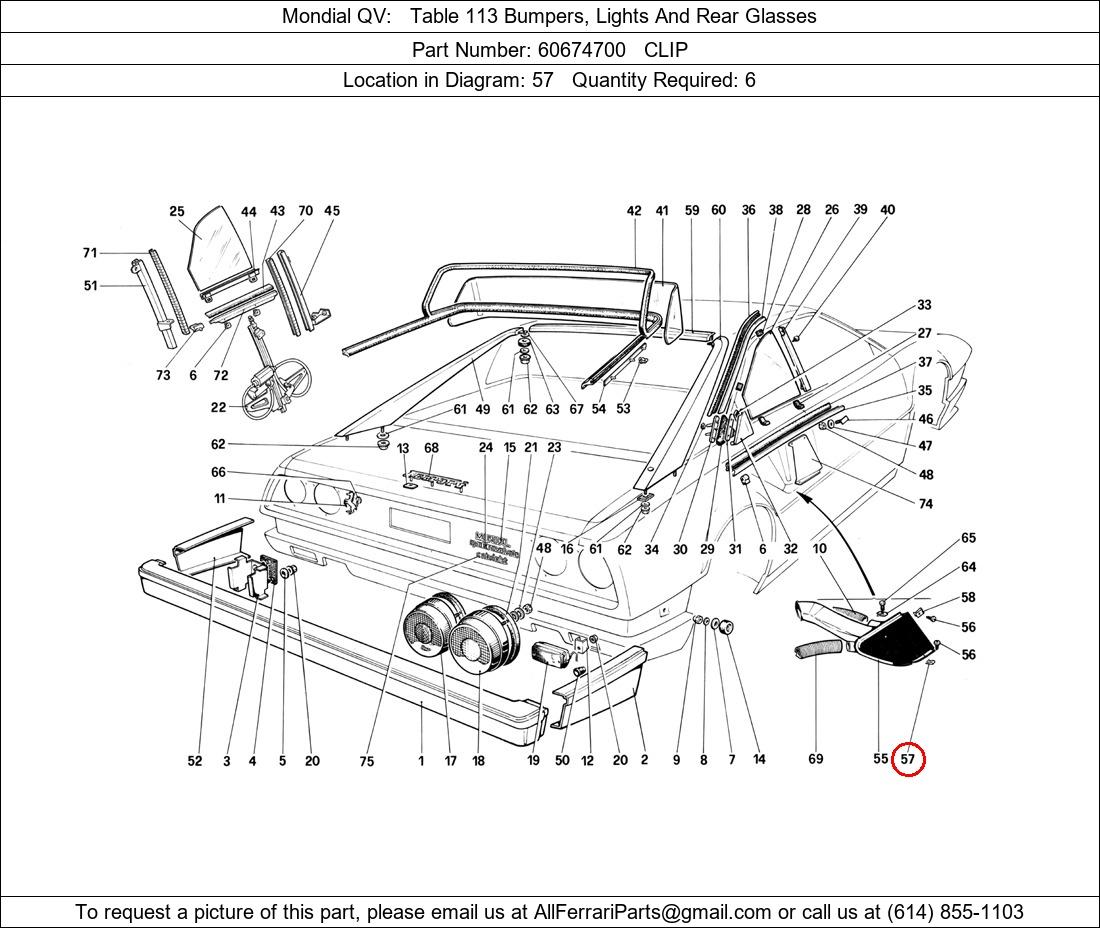 Ferrari Part 60674700