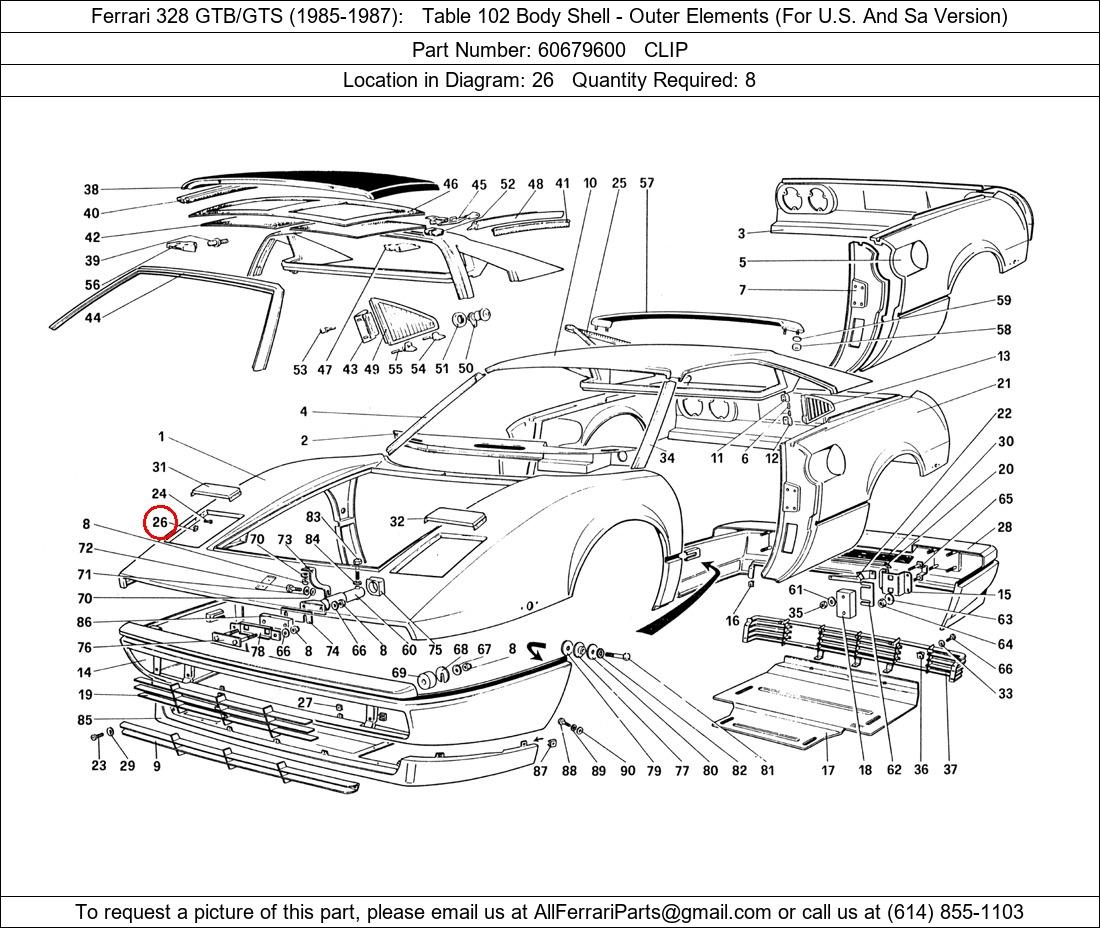 Ferrari Part 60679600