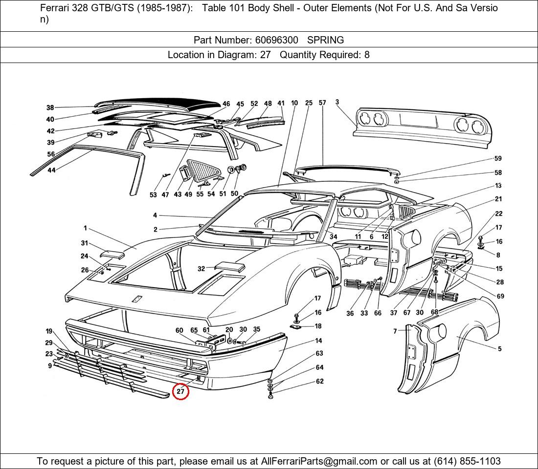 Ferrari Part 60696300