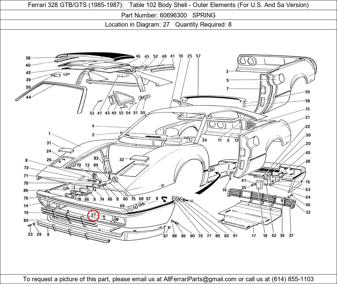 Ferrari Part 60696300