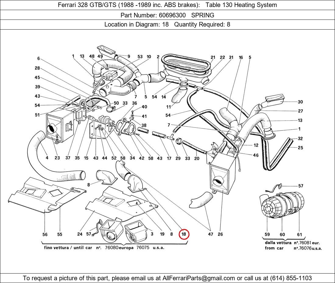 Ferrari Part 60696300