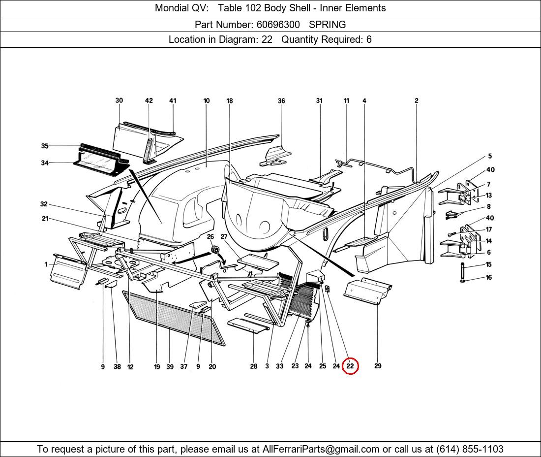 Ferrari Part 60696300