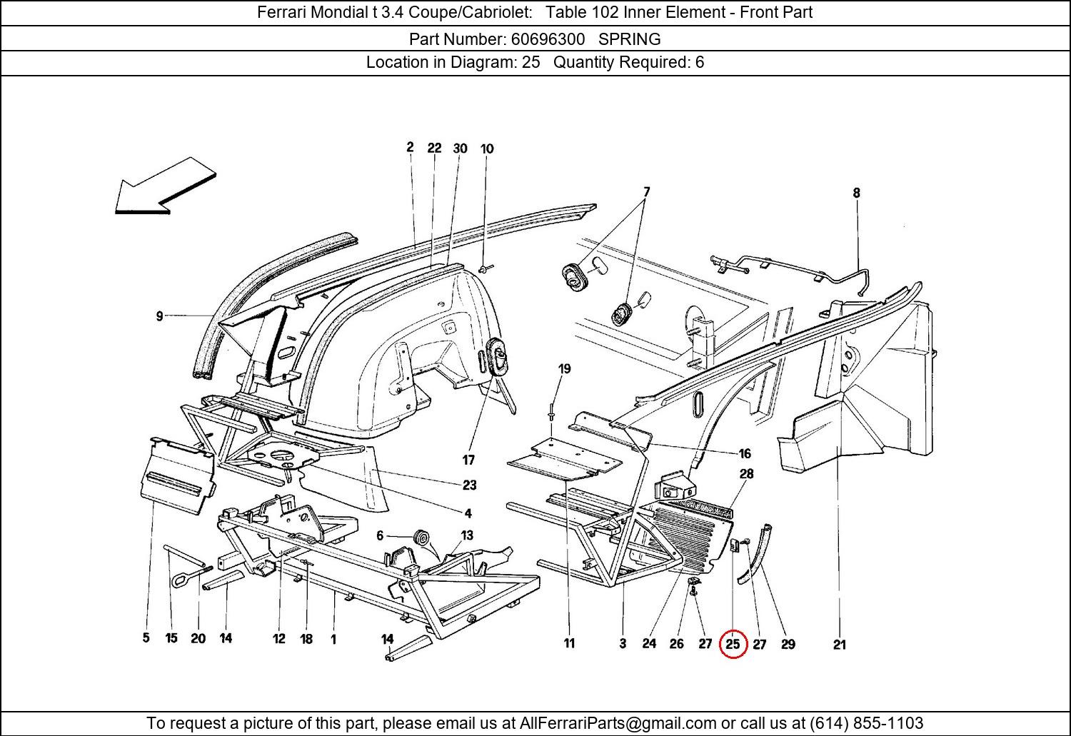 Ferrari Part 60696300