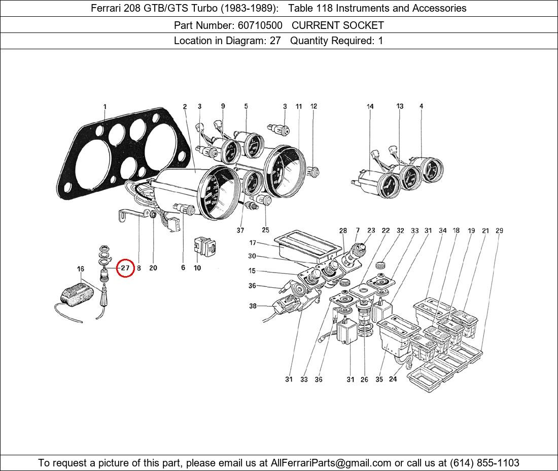 Ferrari Part 60710500