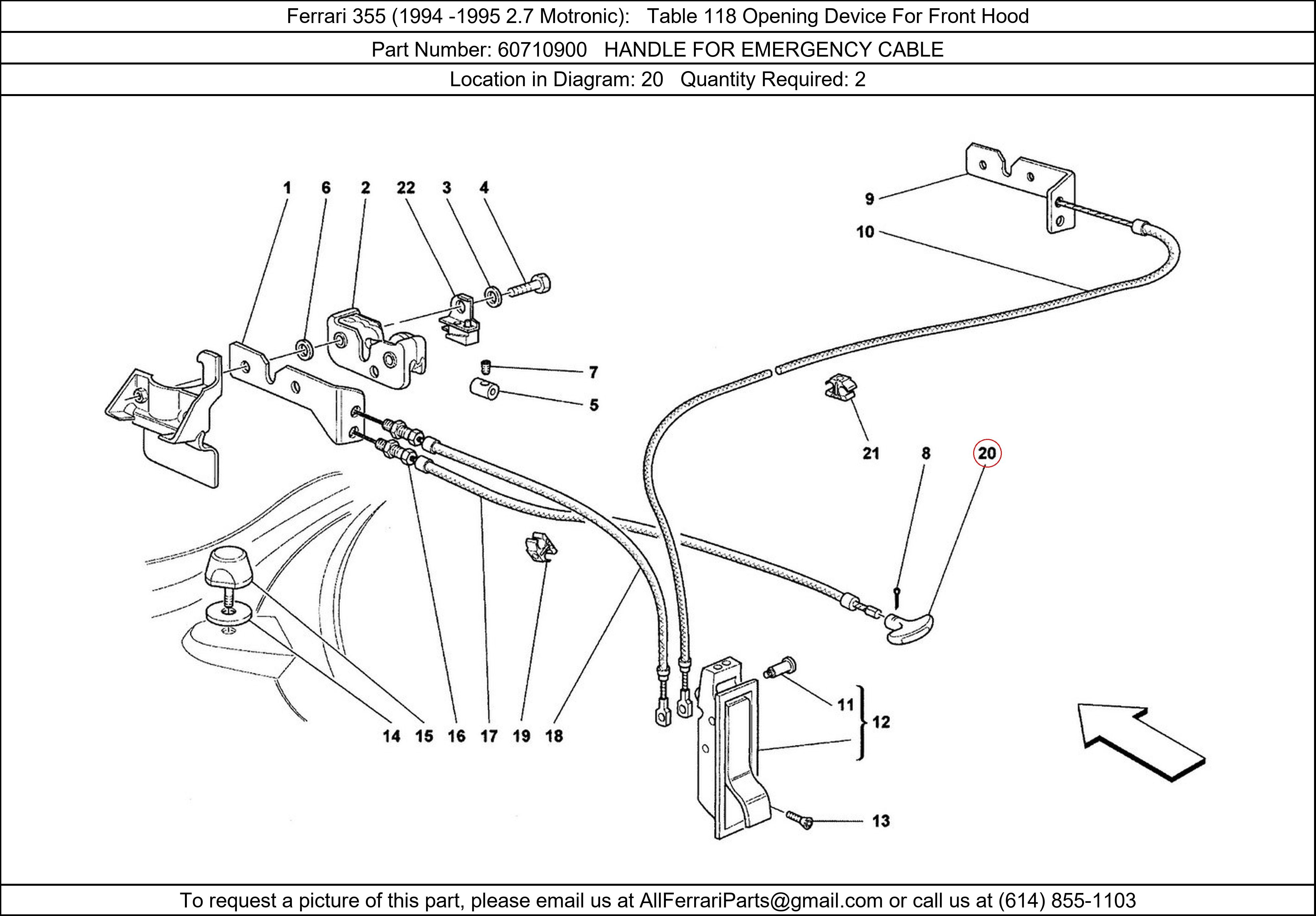 Ferrari Part 60710900