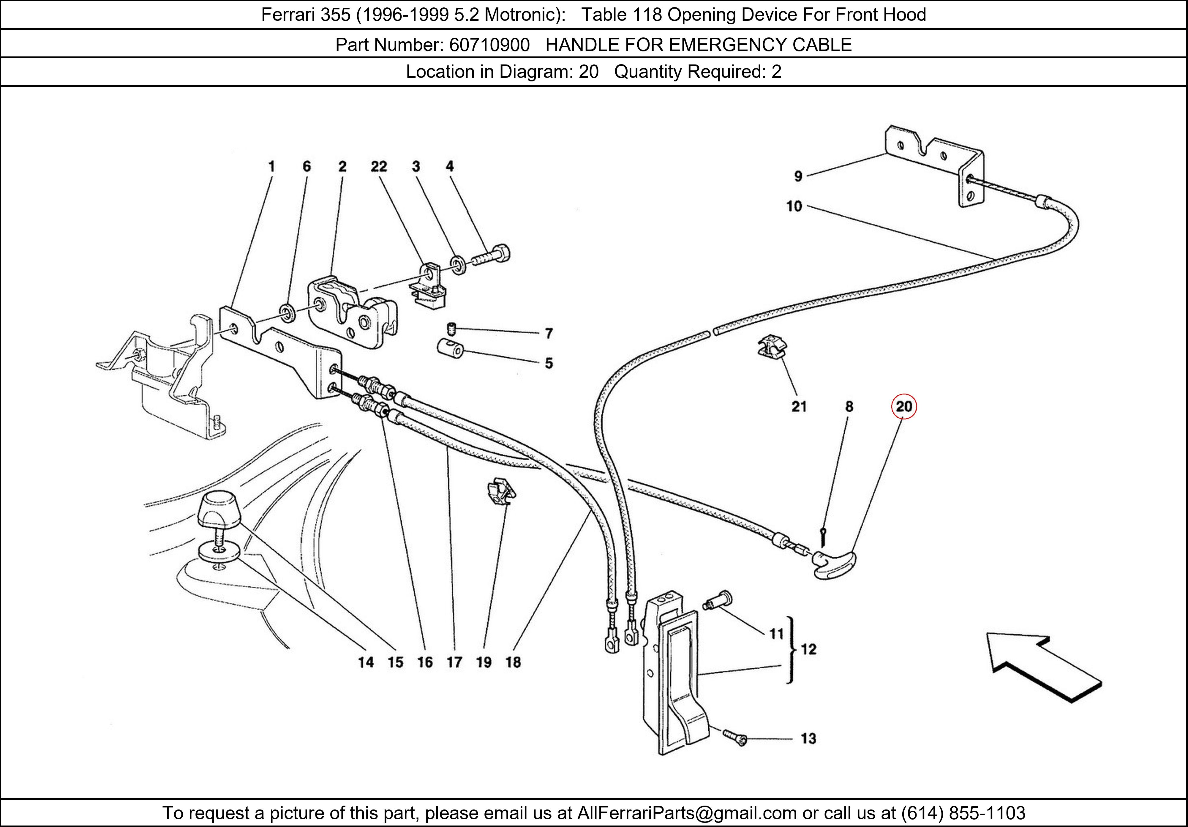 Ferrari Part 60710900