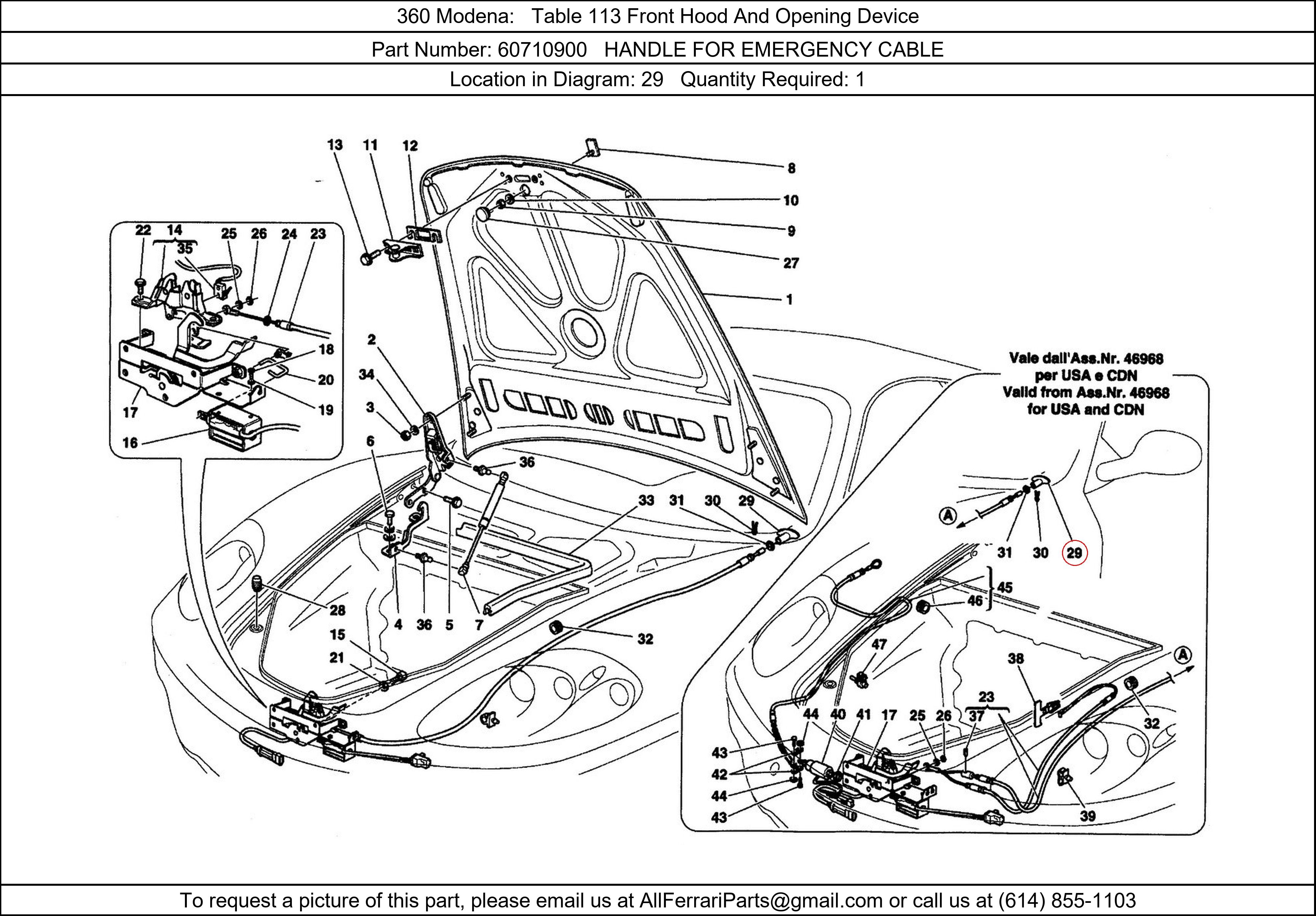 Ferrari Part 60710900