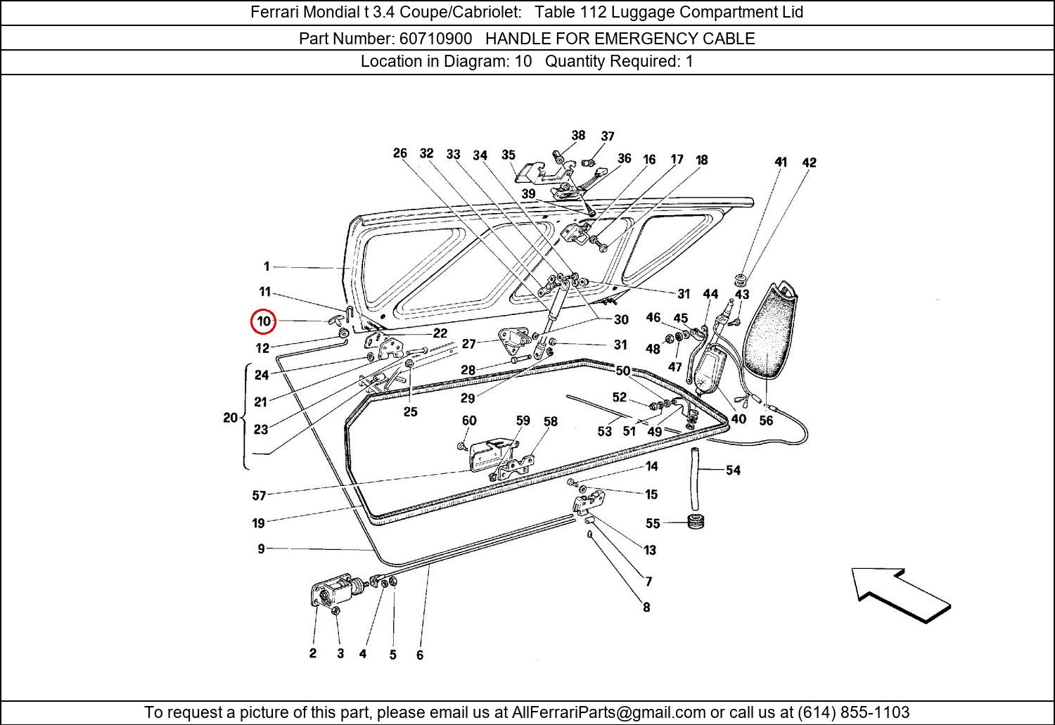 Ferrari Part 60710900