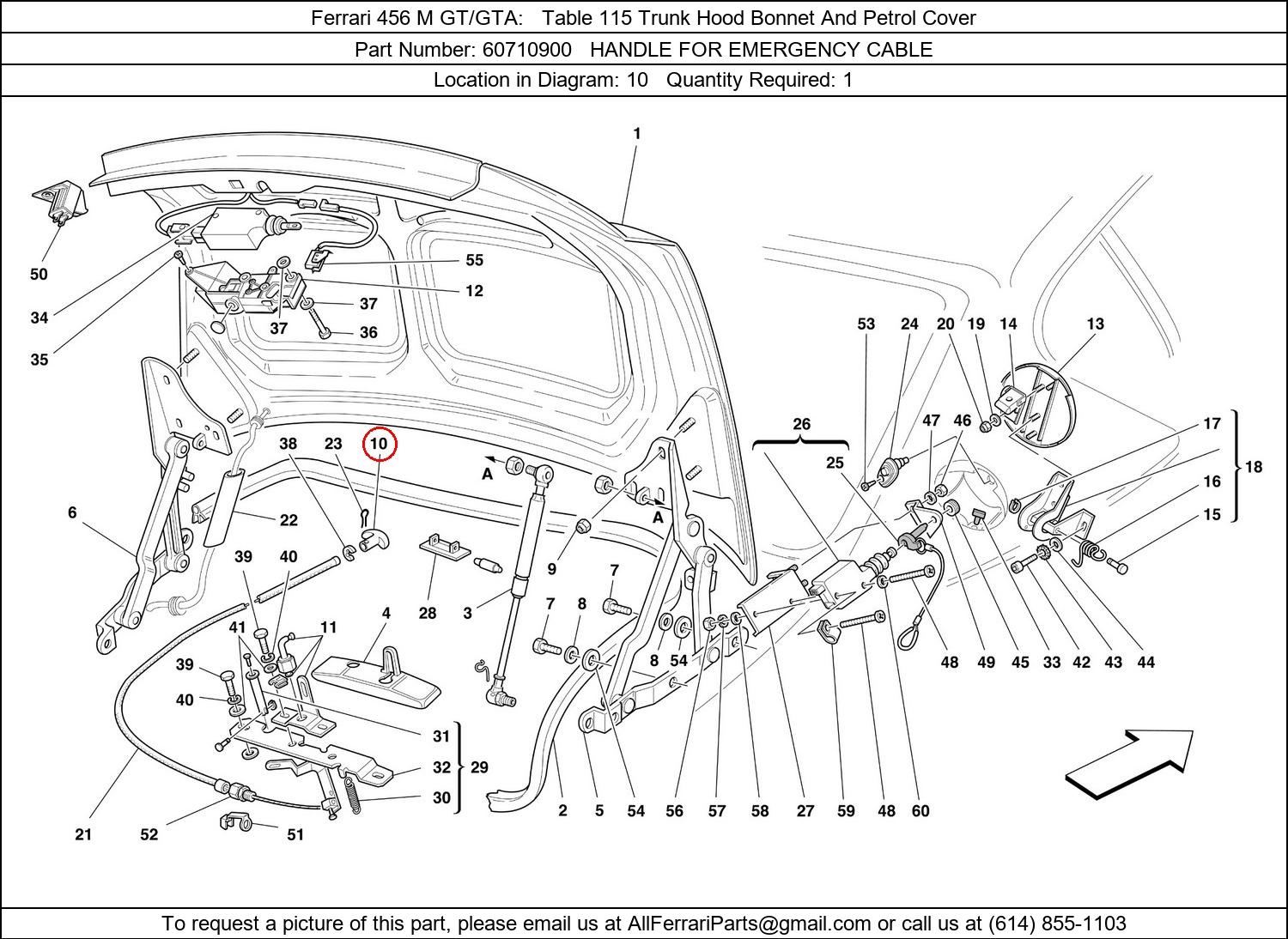 Ferrari Part 60710900