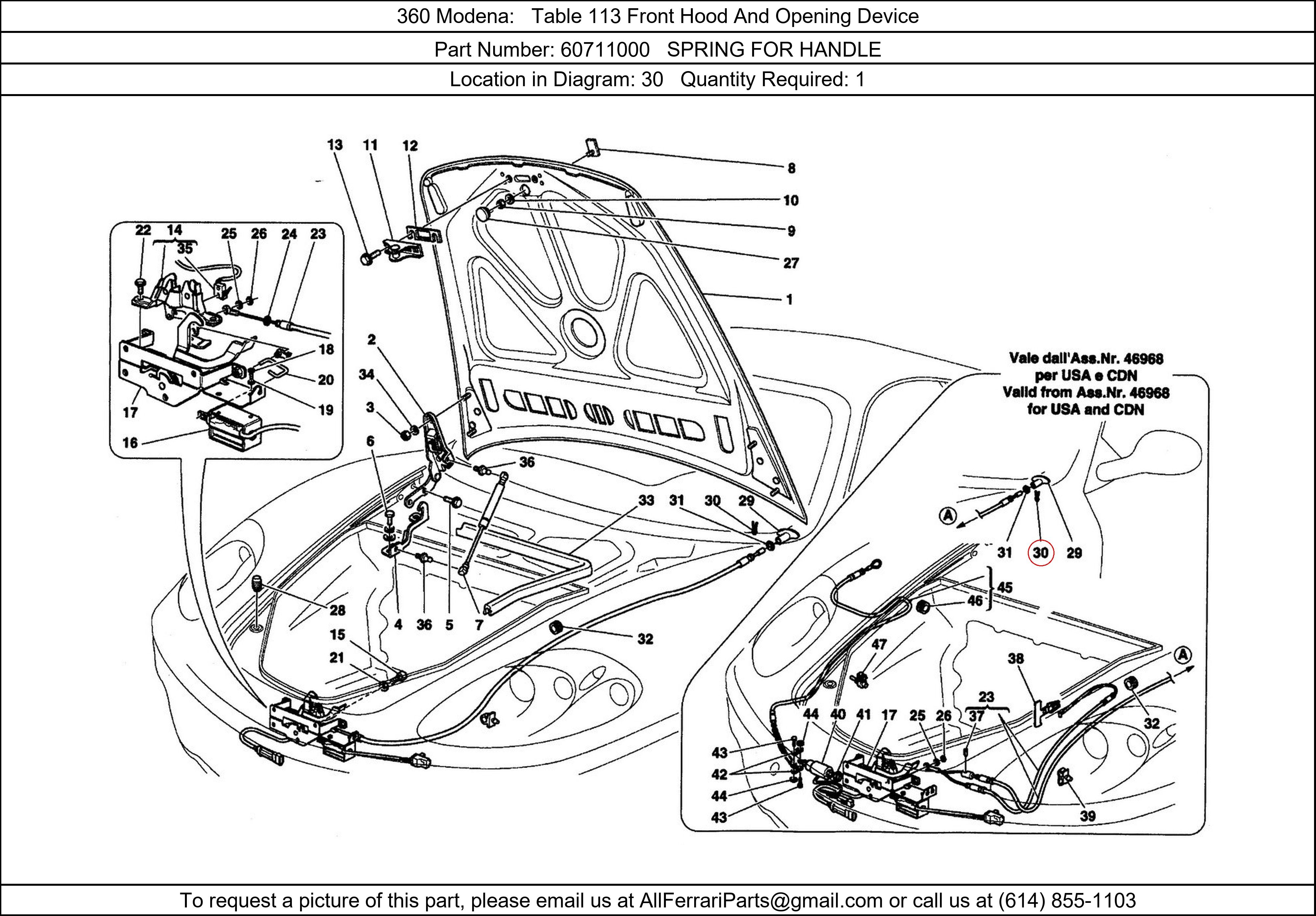 Ferrari Part 60711000