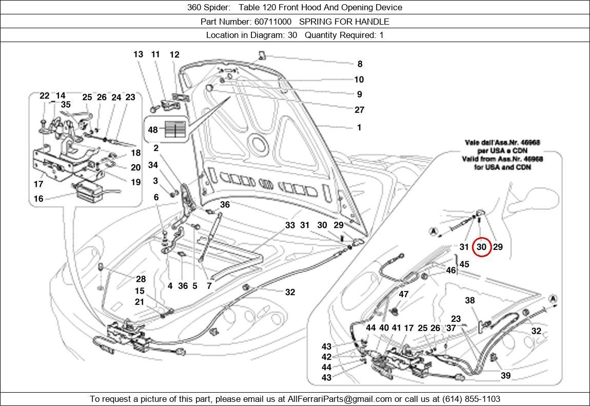 Ferrari Part 60711000