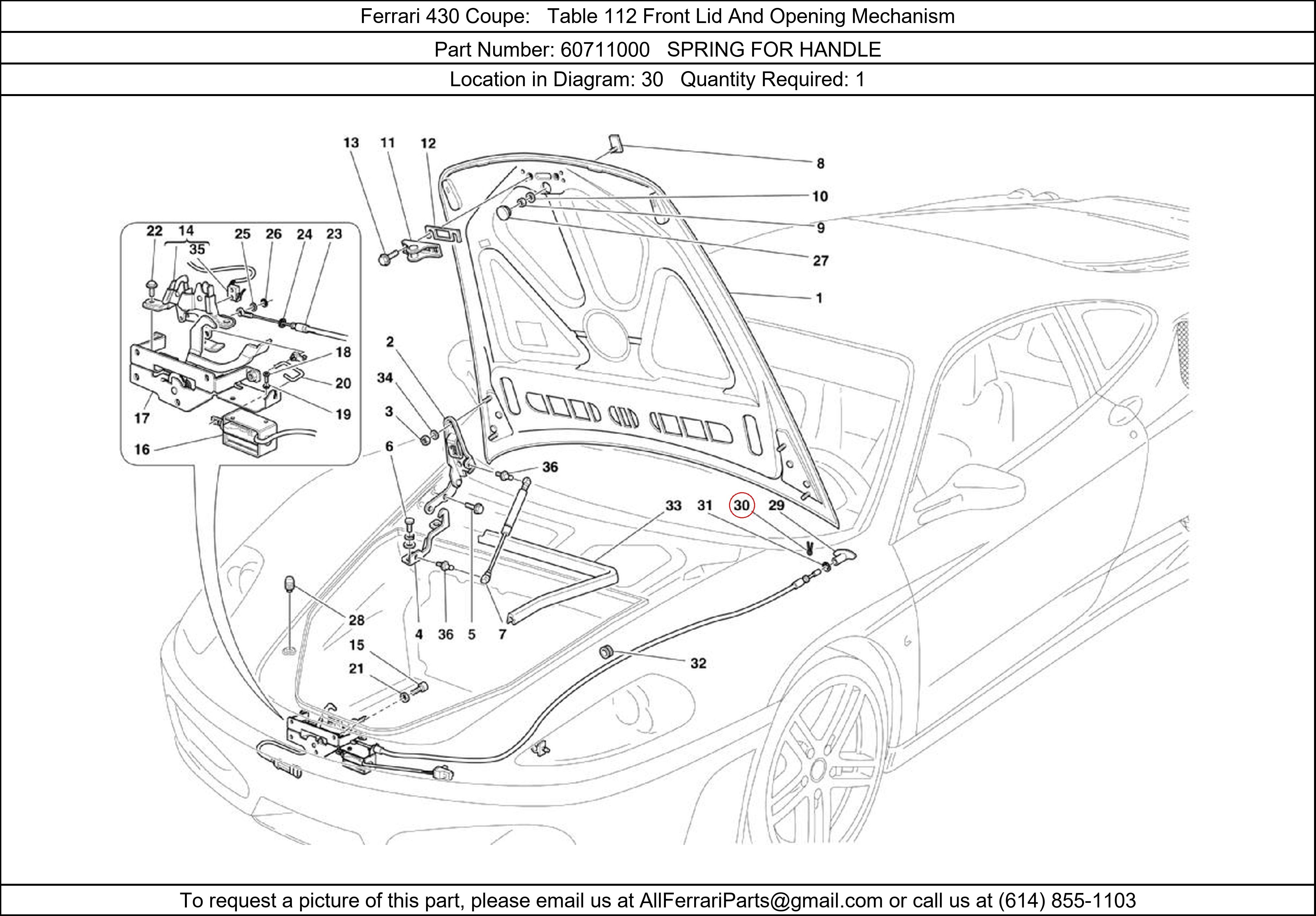 Ferrari Part 60711000