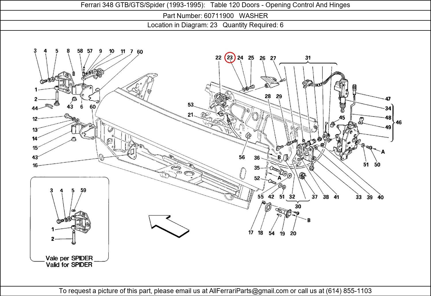 Ferrari Part 60711900