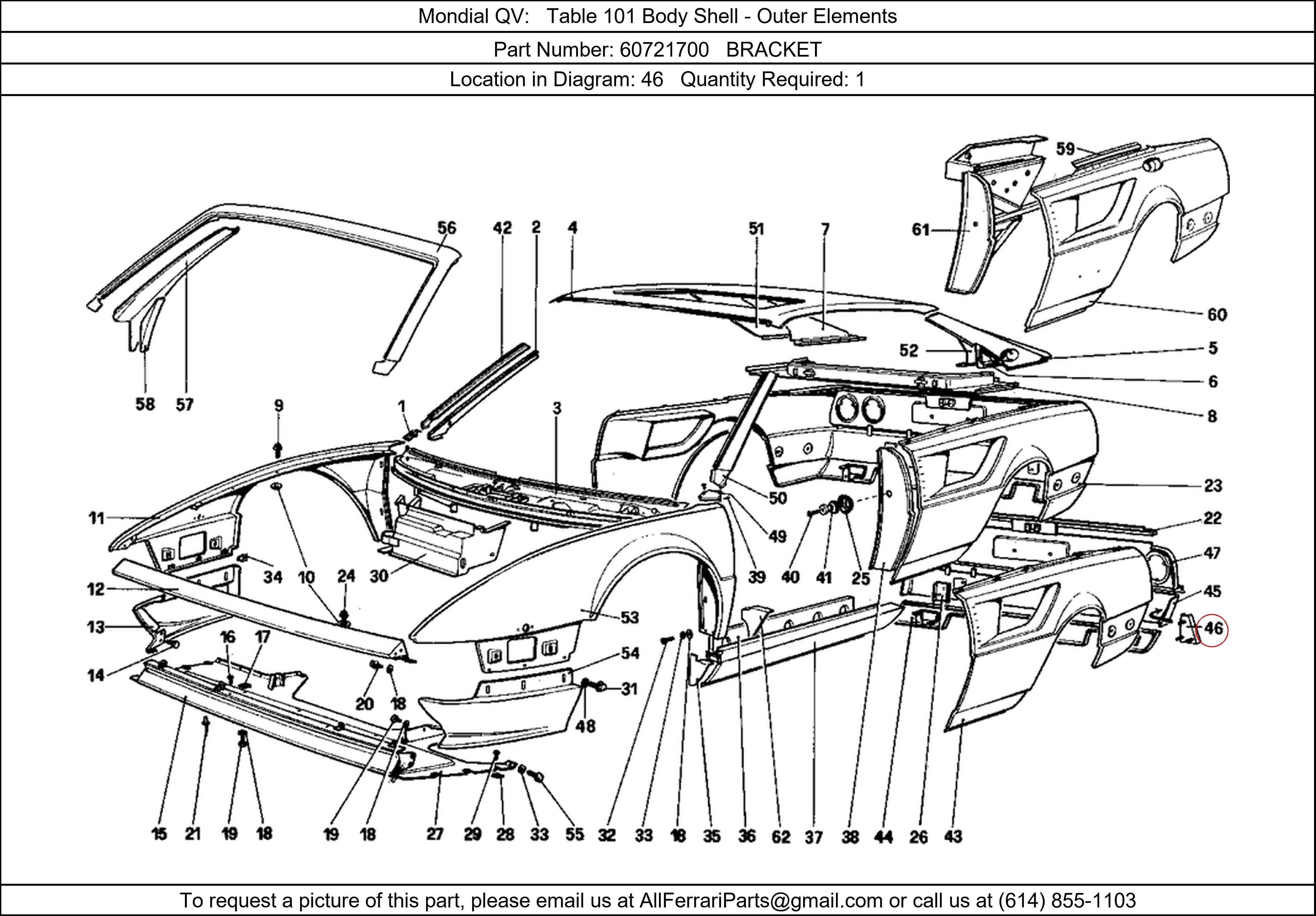 Ferrari Part 60721700