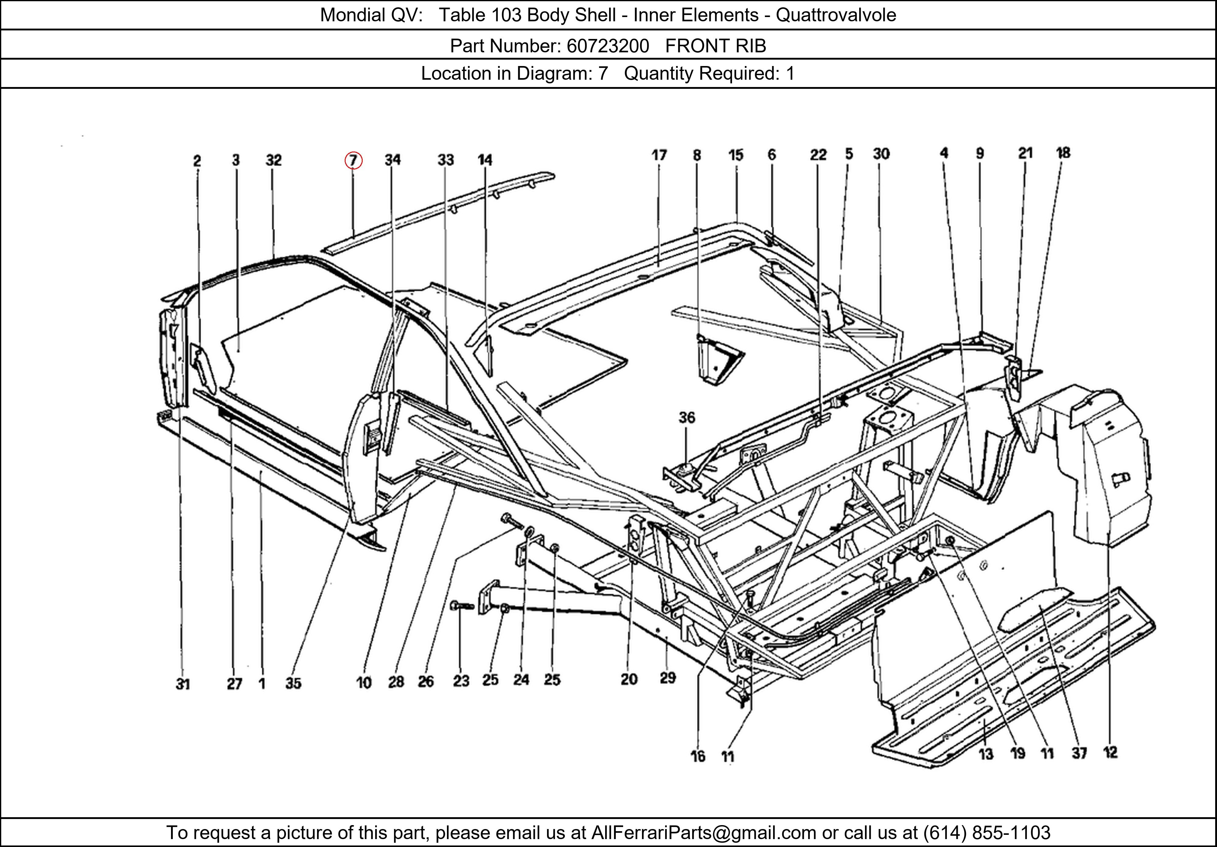 Ferrari Part 60723200