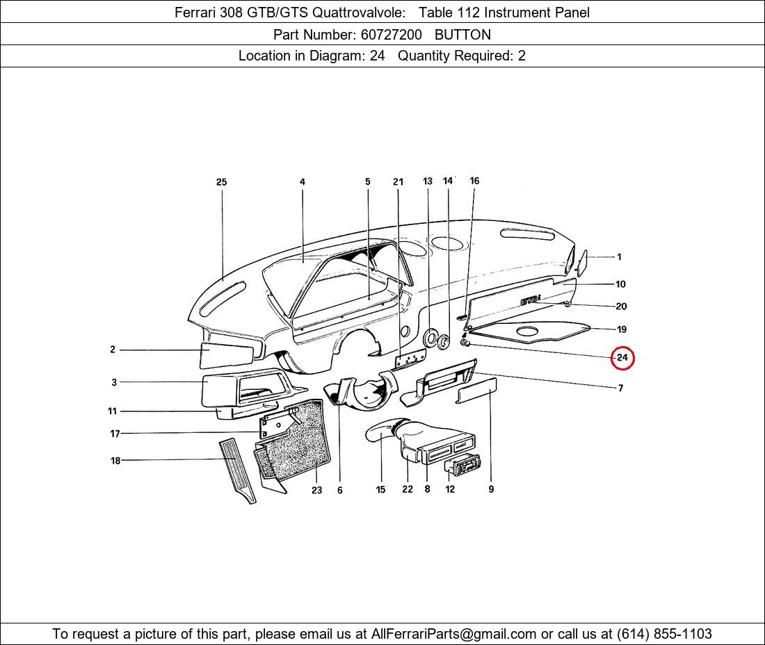 Ferrari Part 60727200