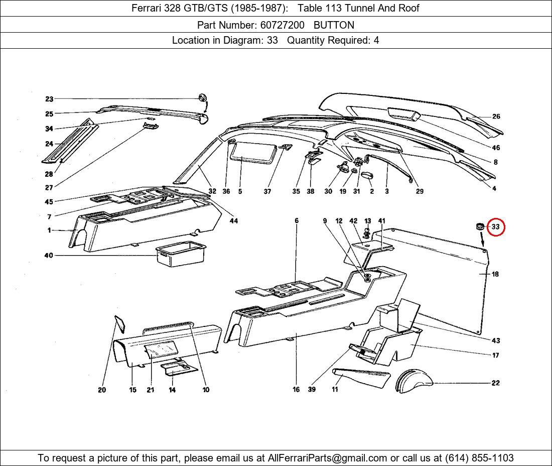 Ferrari Part 60727200