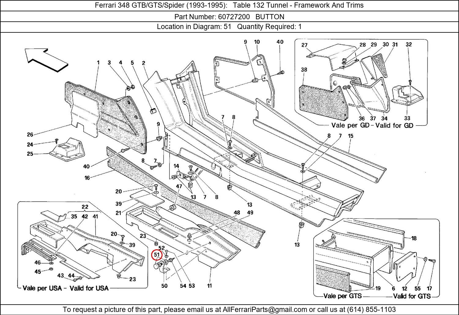 Ferrari Part 60727200